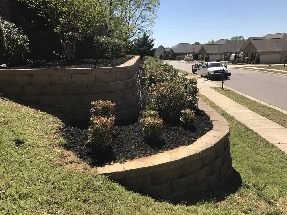 Custom landscaping services with custom design across Huntsville, AL - AMG Lawncare and Landscaping