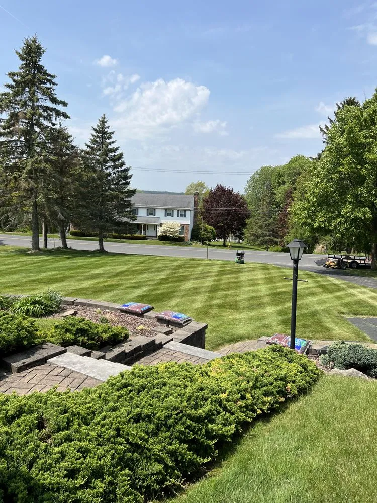 Local outdoor landscaping for residential properties across Auburn, NY - AMG Mowing
