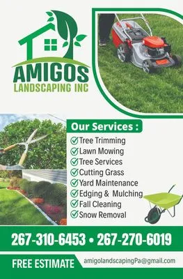 Amigos landscaping Logo
