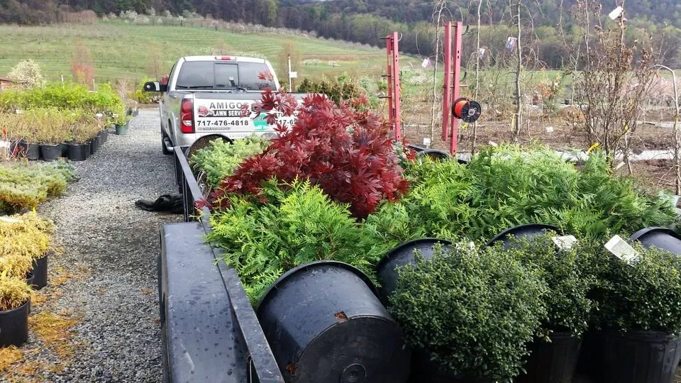 Reliable outdoor landscaping in New Oxford, PA by Amigos Lawn Care & Tree Service