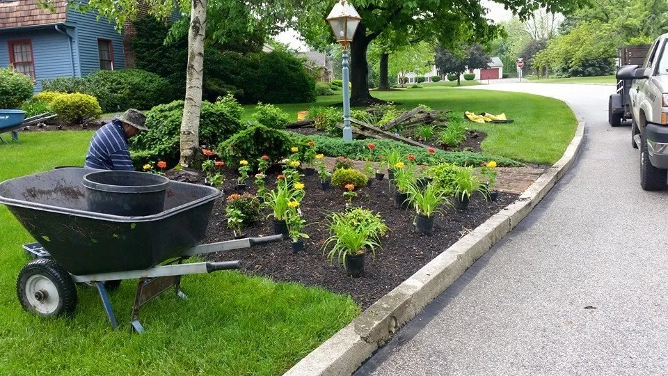 Professional residential landscaping in New Oxford, PA by Amigos Lawn Care & Tree Service