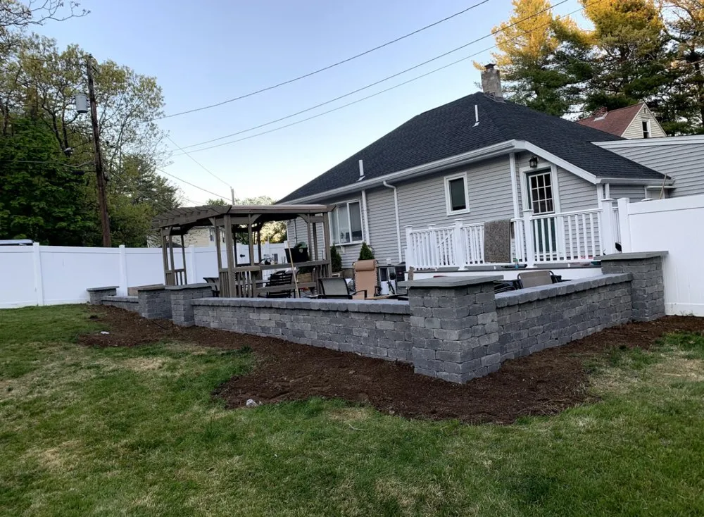 Professional landscape installation in Framingham, MA - Amilcar landscaping