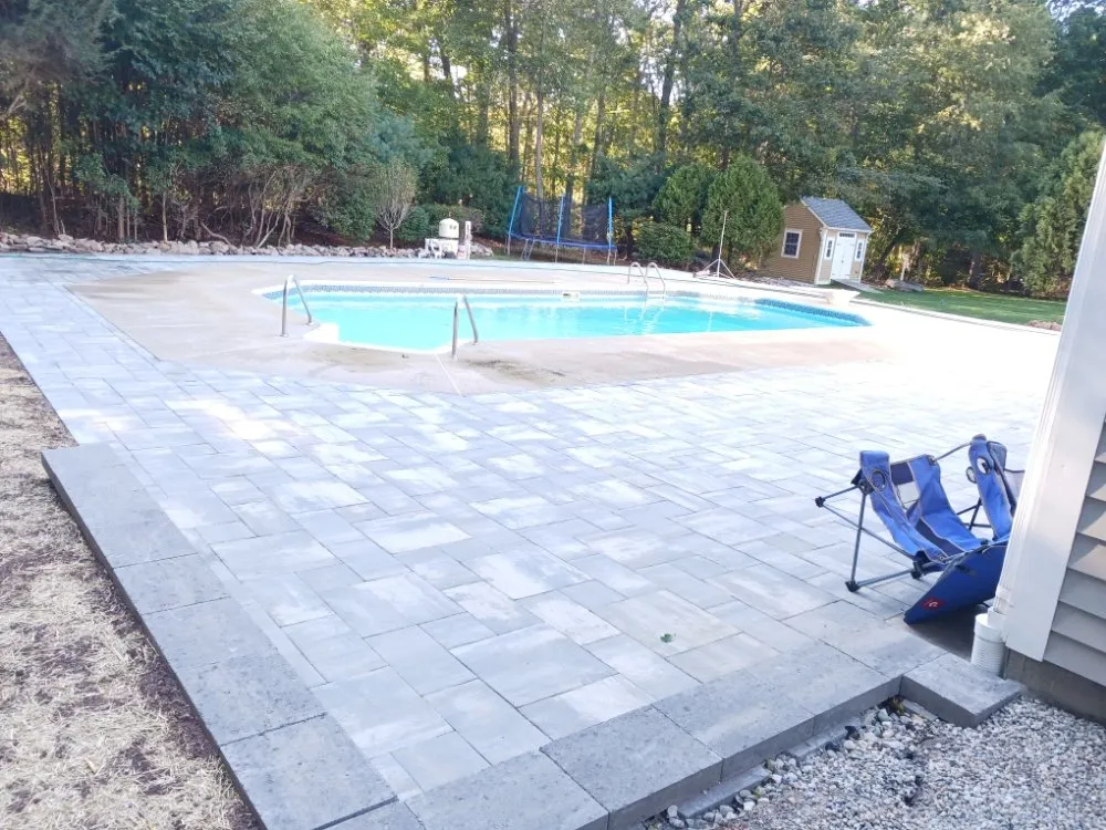 Affordable landscape installation in Hamden, CT by Amilcar Soto Landscape & Construction