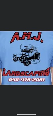 A.M.J Landscaping Logo