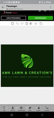 AMK Lawn & Creations Logo