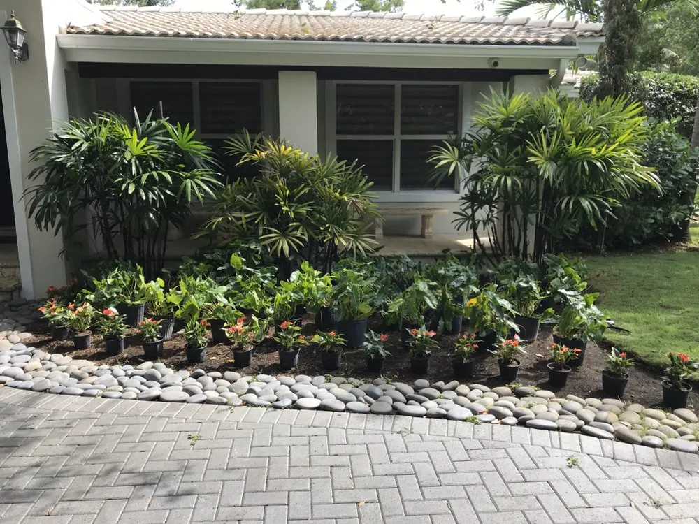 Custom residential landscaping for residential properties across North Miami, FL - AML Exterior Decorators