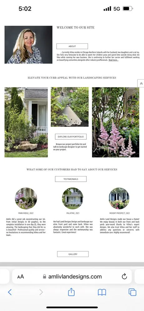 Trusted landscaping services experts serving Mt. Prospect, IL - Amliv Land Designs