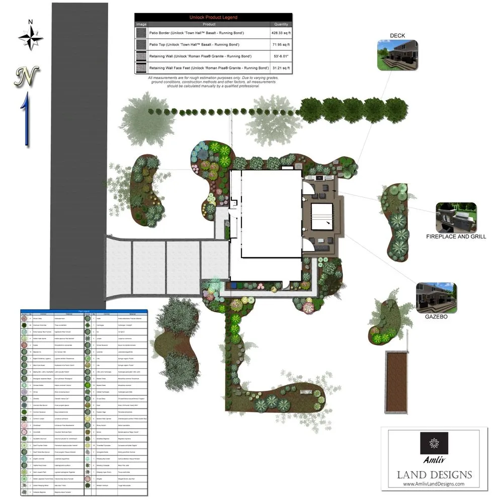 Affordable landscape design for residential properties in Mt. Prospect, IL by Amliv Land Designs