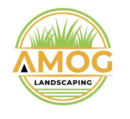 Amog Landscaping and Lawn Care Logo