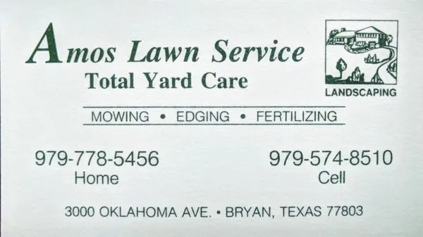 Amos Lawn Service Logo