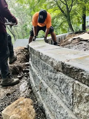 Amp Landscaping Logo