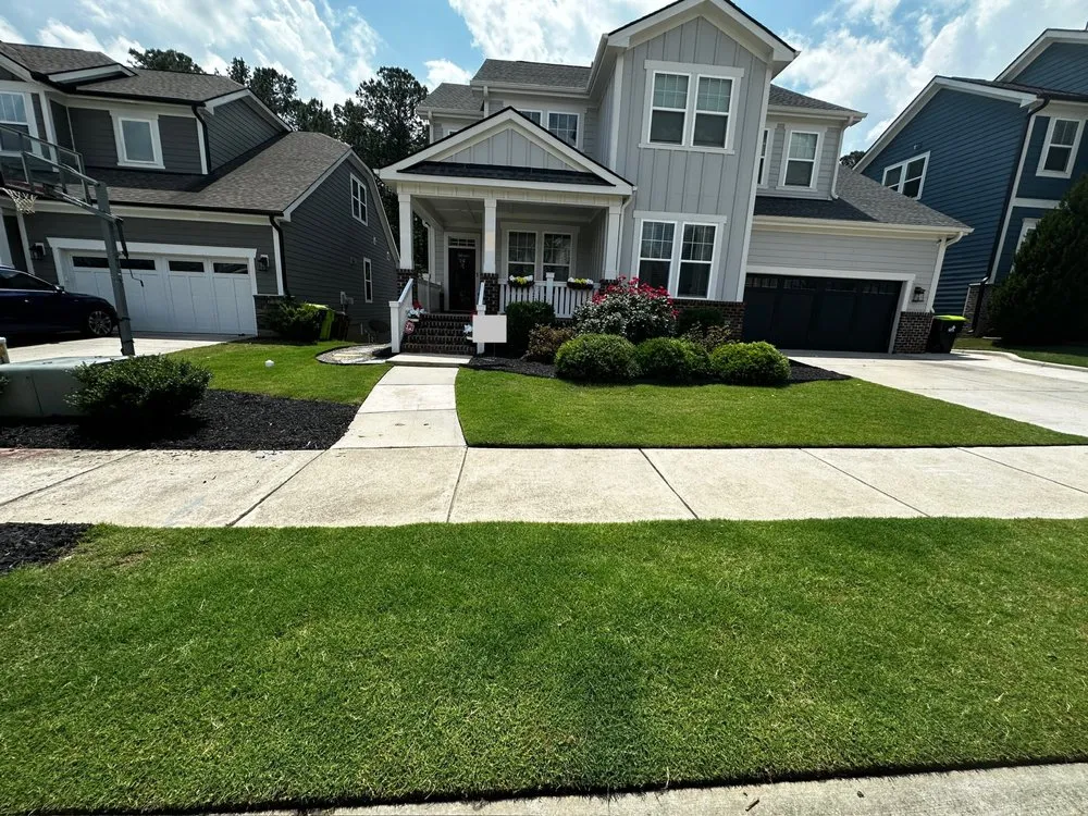 Expert landscape installation in Holly Springs, NC by Amped Up Lawn Care