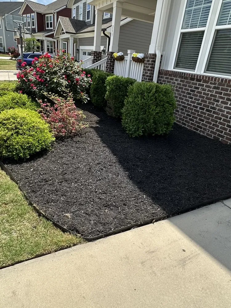 Affordable landscape design in Holly Springs, NC by Amped Up Lawn Care