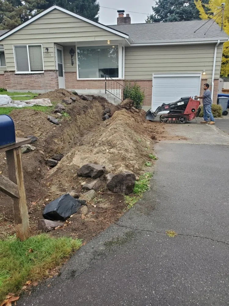 Custom garden landscaping in Everett, WA - América Landscaping