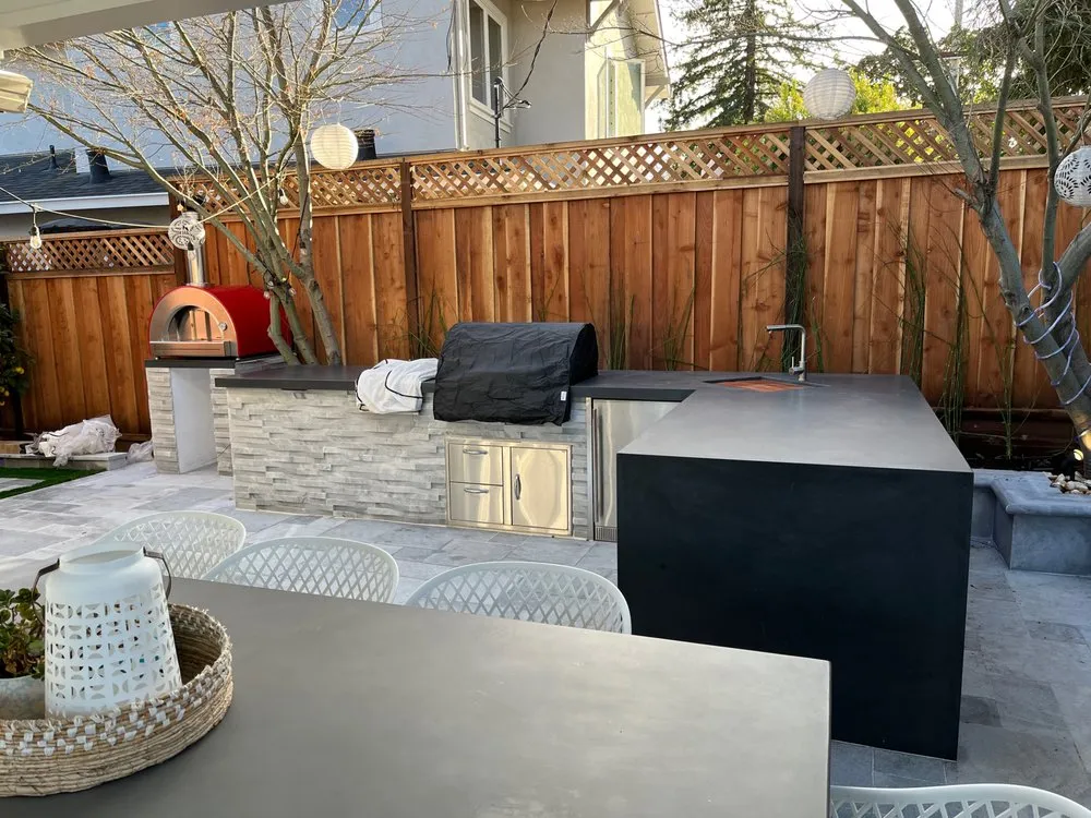 Professional outdoor landscaping in Campbell, CA by AMS Construction