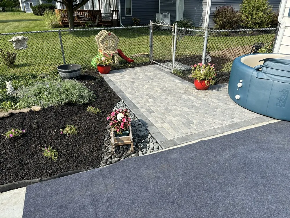 Custom landscaping services for residential properties in Waterloo, NY by AMS Property Professional Services