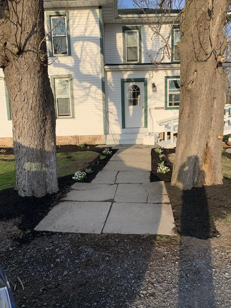 Expert outdoor landscaping in Waterloo, NY by AMS Property Professional Services