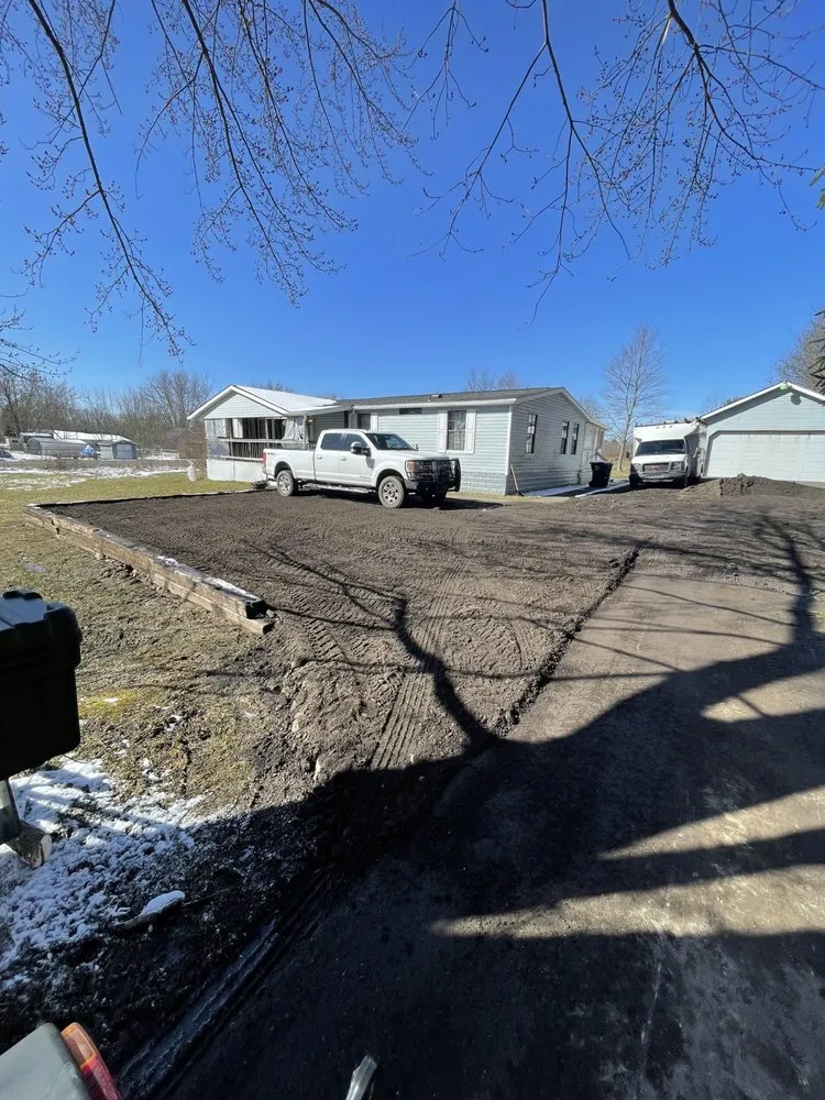 Custom landscape design for homes in Ravenna, OH by AMS Property Services