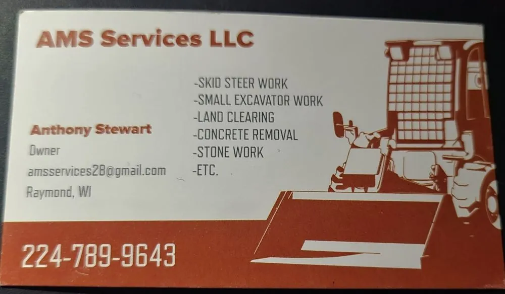 Custom garden landscaping in Raymond, WI by AMS Services