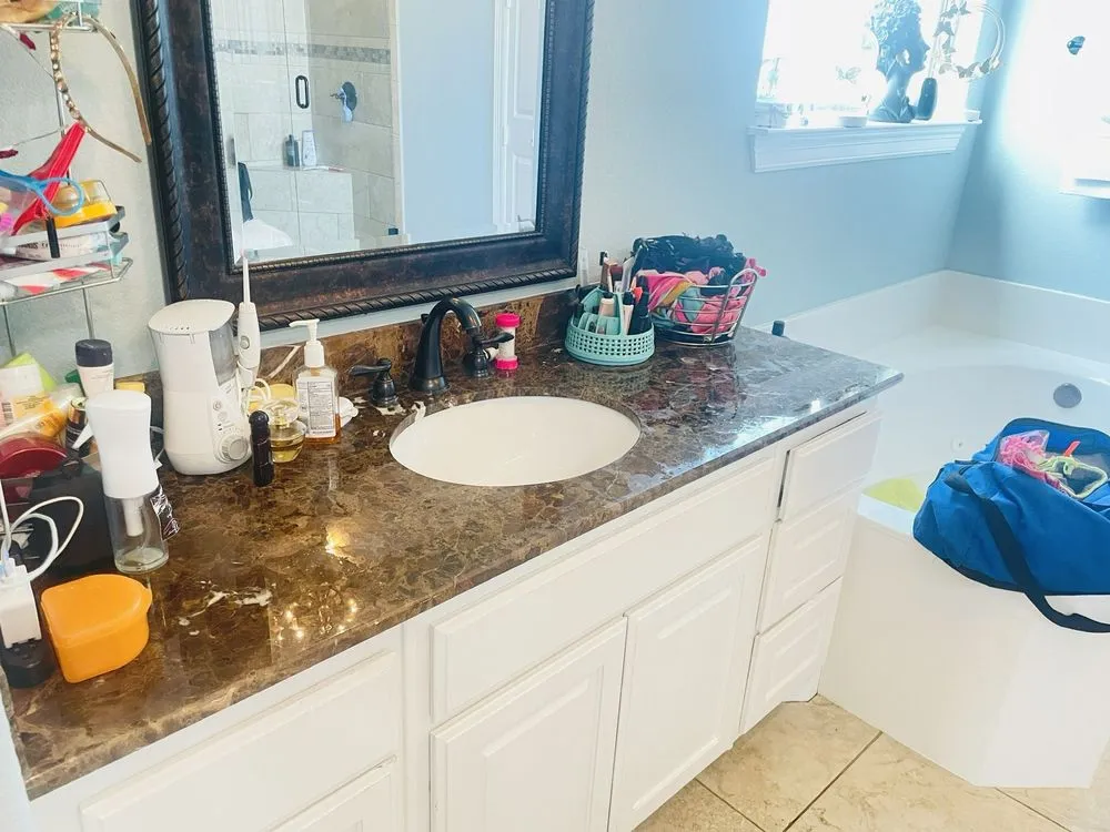 Custom yard cleanup service with custom design in Arlington, TX by Amylou Housecleaning With a Smile