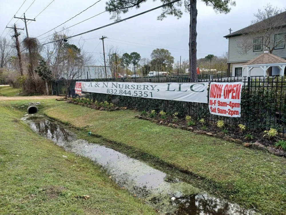 Custom garden landscaping in Houston, TX - A&N Nursery