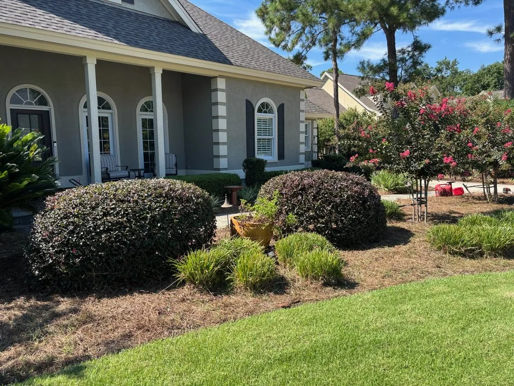 Custom landscape installation for homes in Hilton Head Island, SC by Anchor Land Services