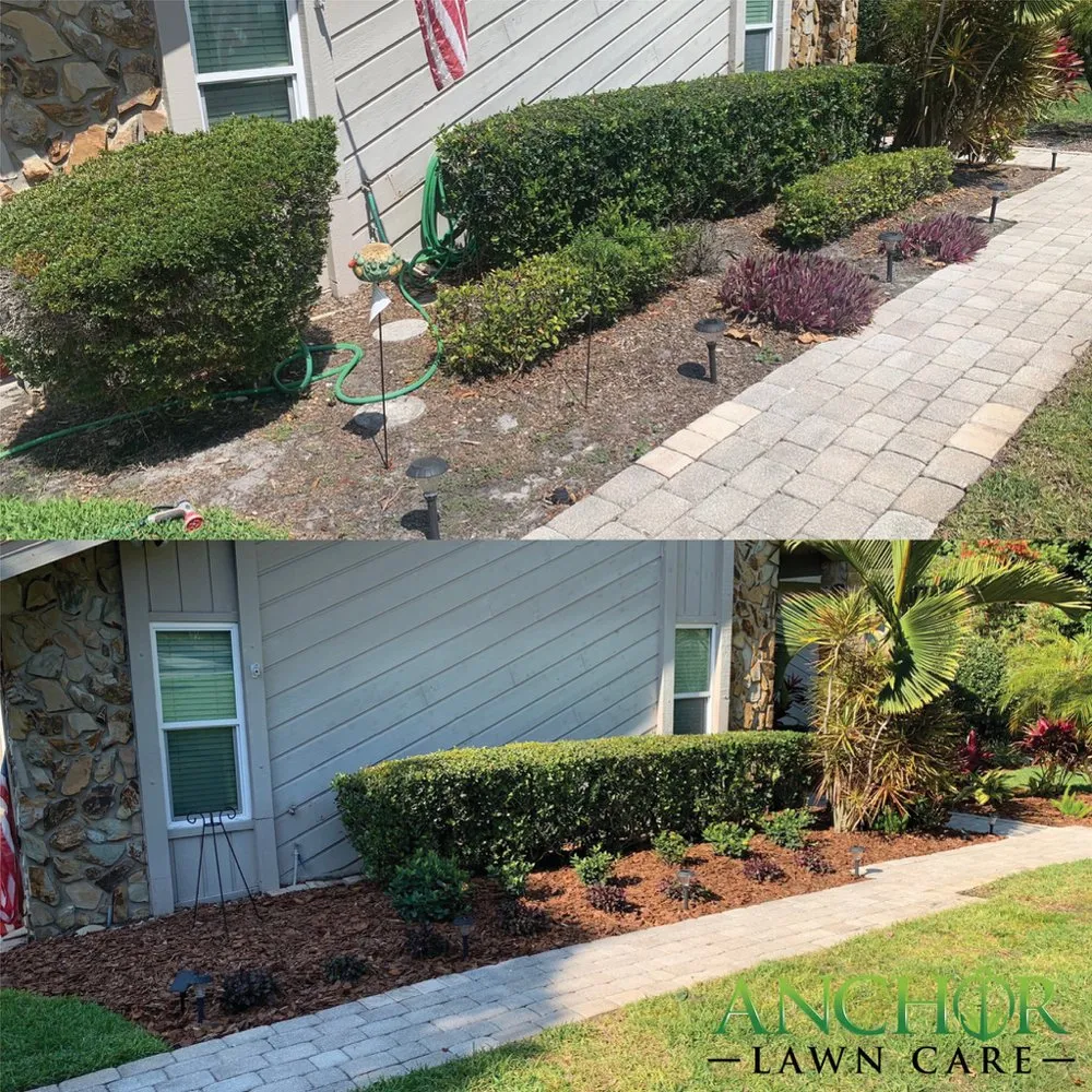 Custom landscape installation in New Port Richey, FL - Anchor Lawn Care