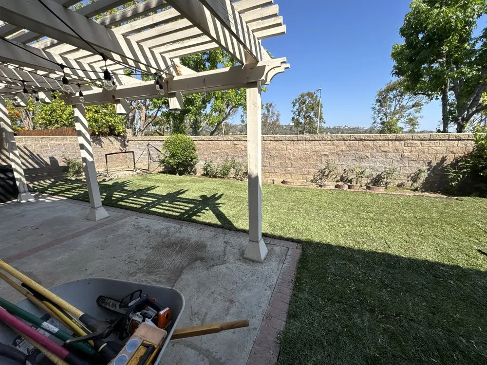 Custom landscape installation for residential properties in Tustin, CA by Ancira Landscaping