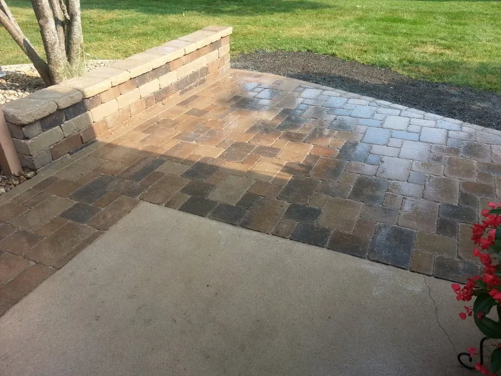 Professional lawn mowing service for outdoor upgrades in Morris, IL by Anderson & Sons