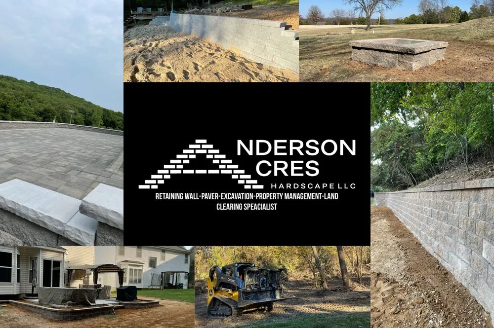 Professional landscape design for homes in Potosi, MO by Anderson Acres Hardscape