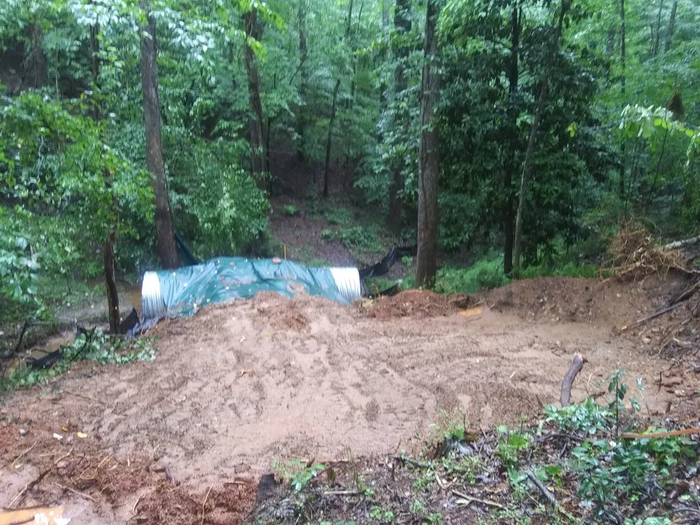 Affordable residential landscaping in Cleveland, GA by Anderson Earthworks Grading & Landscaping