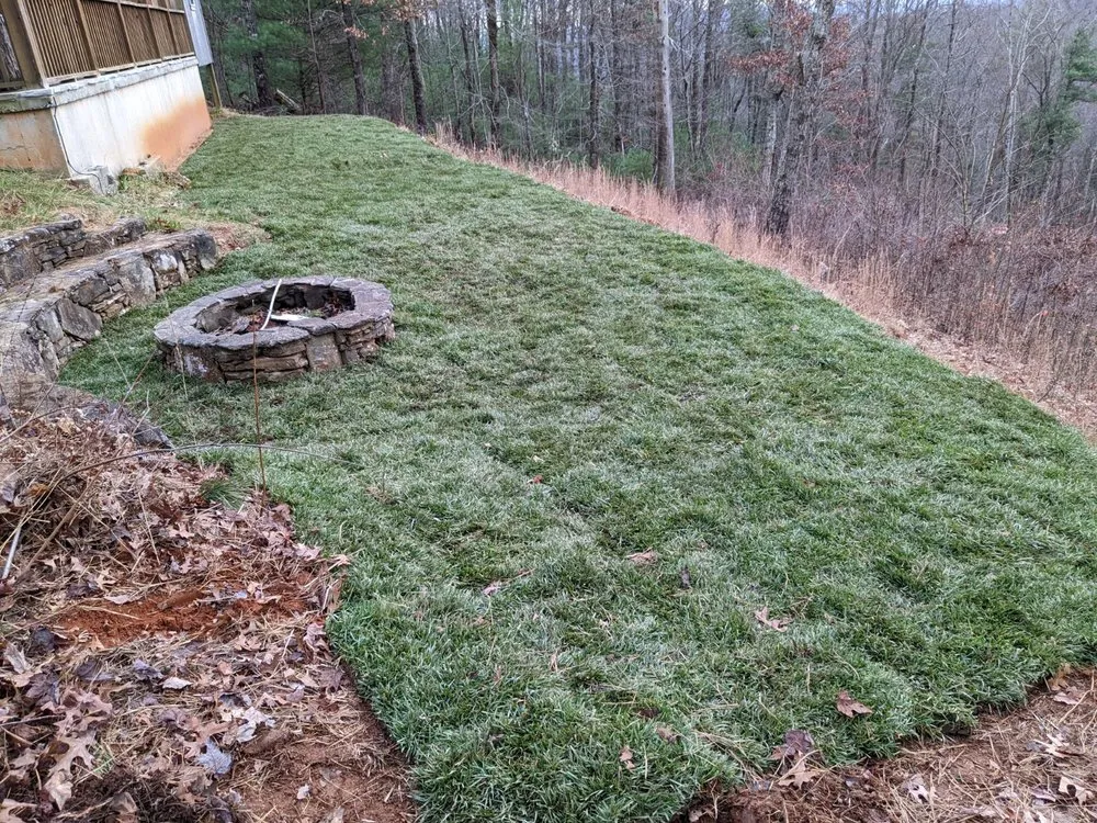 Professional garden landscaping with custom design in Cleveland, GA by Anderson Earthworks Grading & Landscaping