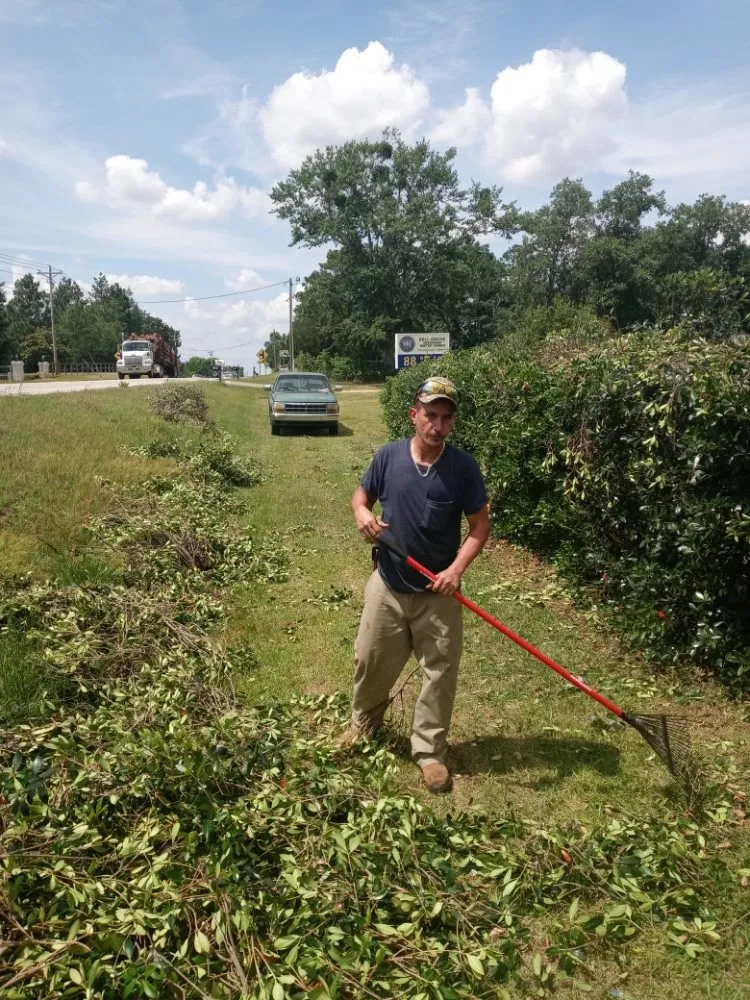 Affordable yard cleanup service in Windsor, SC by Anderson Landscape & Maintenance Services
