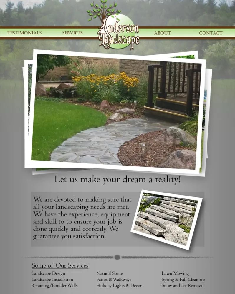 Trusted residential landscaping for year-round maintenance across Green Bay, WI - Anderson Landscape