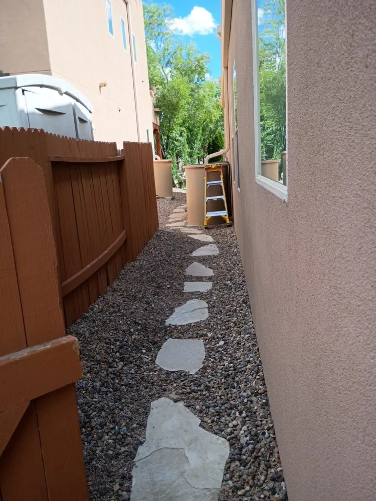 Custom lawn mowing service in Santa Fe, NM by Anderson Landscape