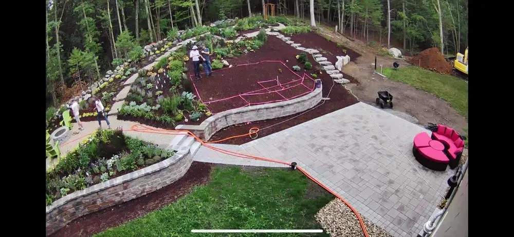 Custom landscaping services in Newbury, MA by Anderson Landscaping