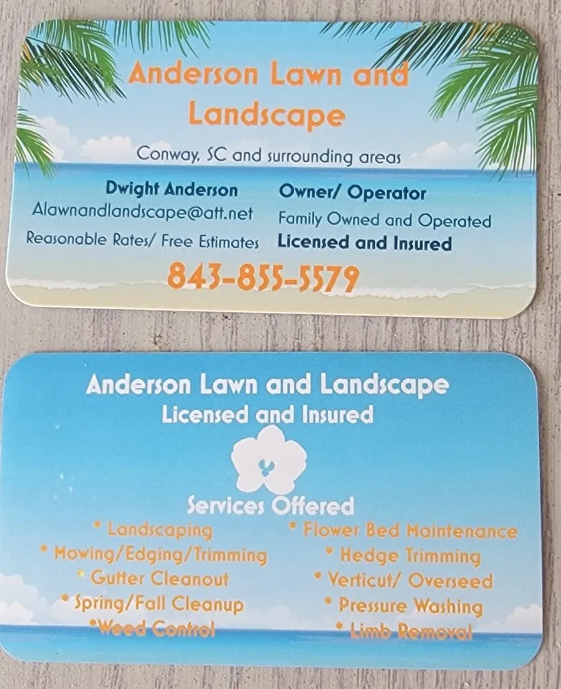 Reliable lawn care service in Conway, SC - Anderson Lawn and Landscape