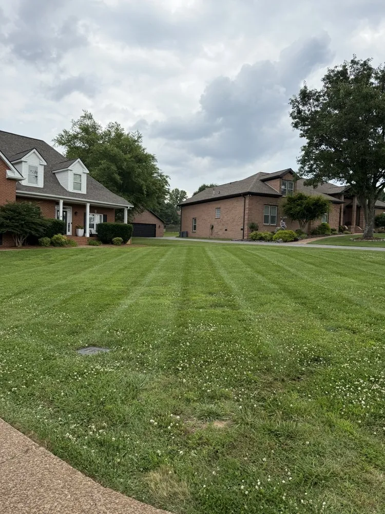 Custom garden landscaping with custom design in Gallatin, TN by Anderson Lawn Care