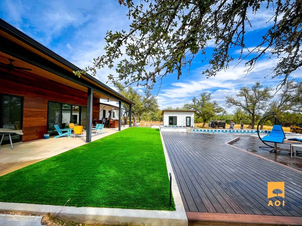 Professional landscaping services for residential properties in Fredericksburg, TX by ANDERSON OUTDOOR