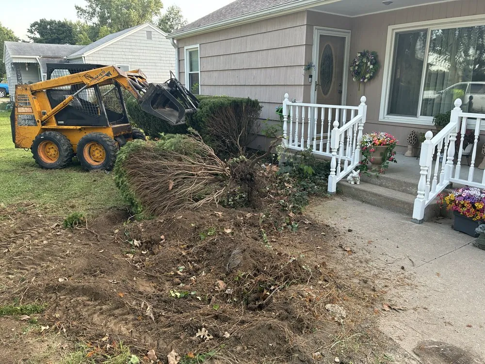 Expert yard cleanup service with custom design across Blue Springs, MO - Anderson Tree And Outdoor