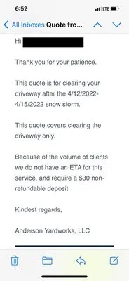 Anderson Yardworks Logo