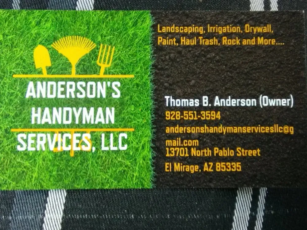 Custom residential landscaping near you across El Mirage, AZ - Anderson's Handyman Services