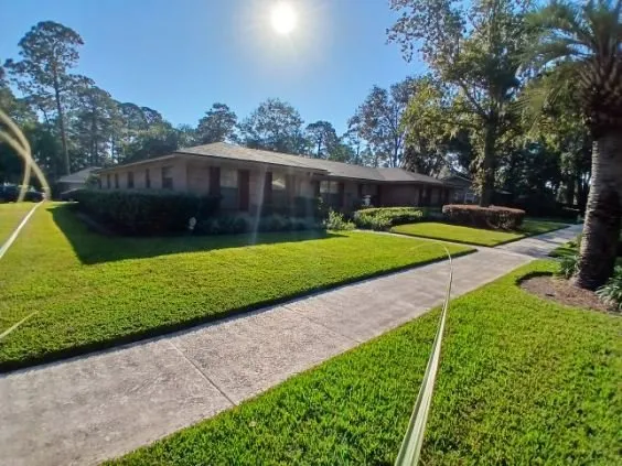 Expert yard cleanup service for beautiful yards in St Augustine Beach, FL by Anderson's Total Lawn Care