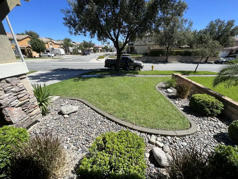 Local outdoor landscaping for residential properties in Ontario, CA by Andrade’s Landscaping and Tree Service