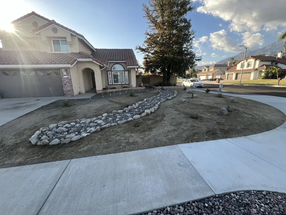 Reliable residential landscaping for beautiful yards in Ontario, CA by Andrade’s Landscaping and Tree Service