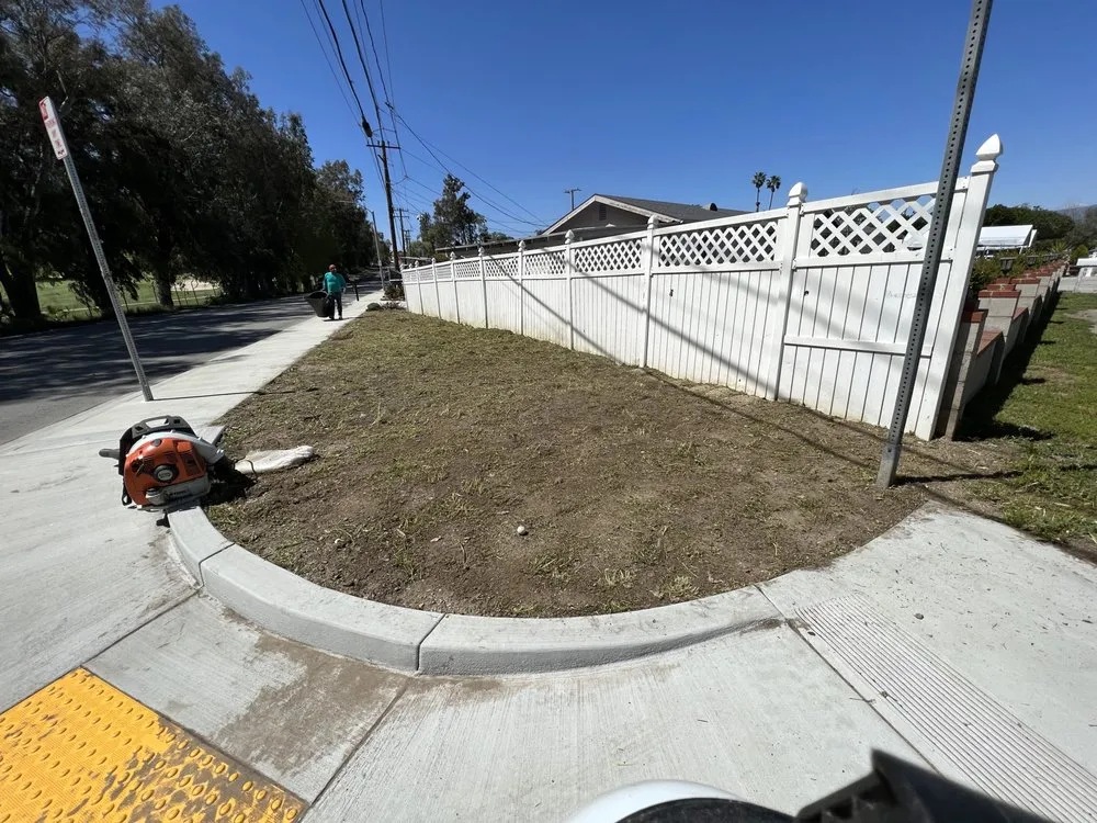 Local landscape installation in Ontario, CA by Andrade’s Landscaping and Tree Service