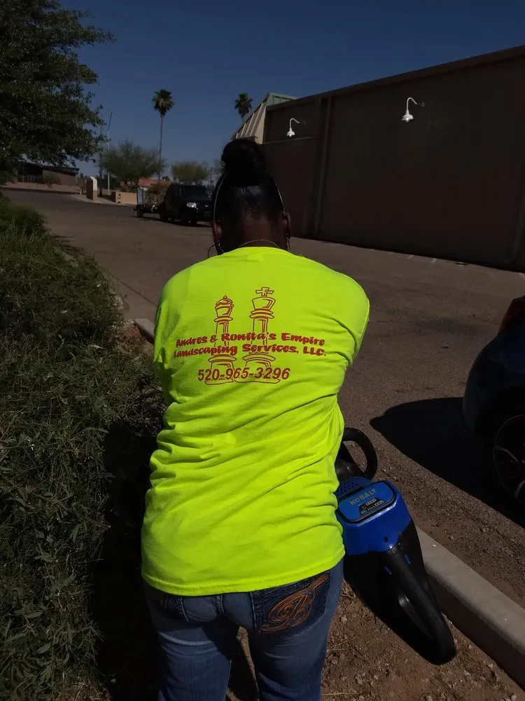 Custom yard maintenance in Casa Grande, AZ by Andres & Ronita's Empire