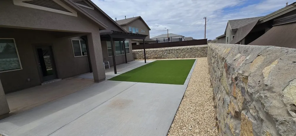 Professional outdoor landscaping for homes across El Paso, TX - Andres Landscaping