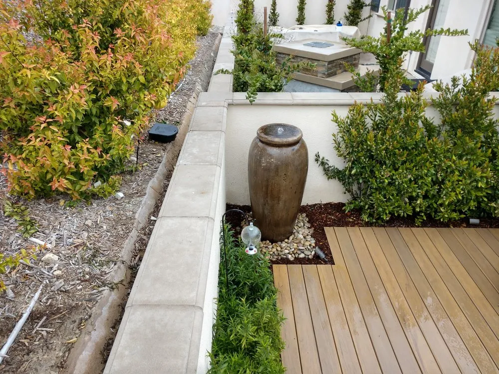 Custom yard cleanup service with custom design across Long Beach, CA - Andres Lawn and Landscaping