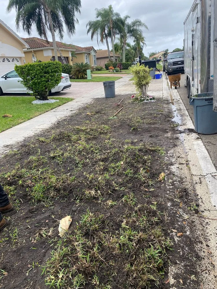 Expert lawn mowing service for homes in Lantana, FL by Andres Lawn care